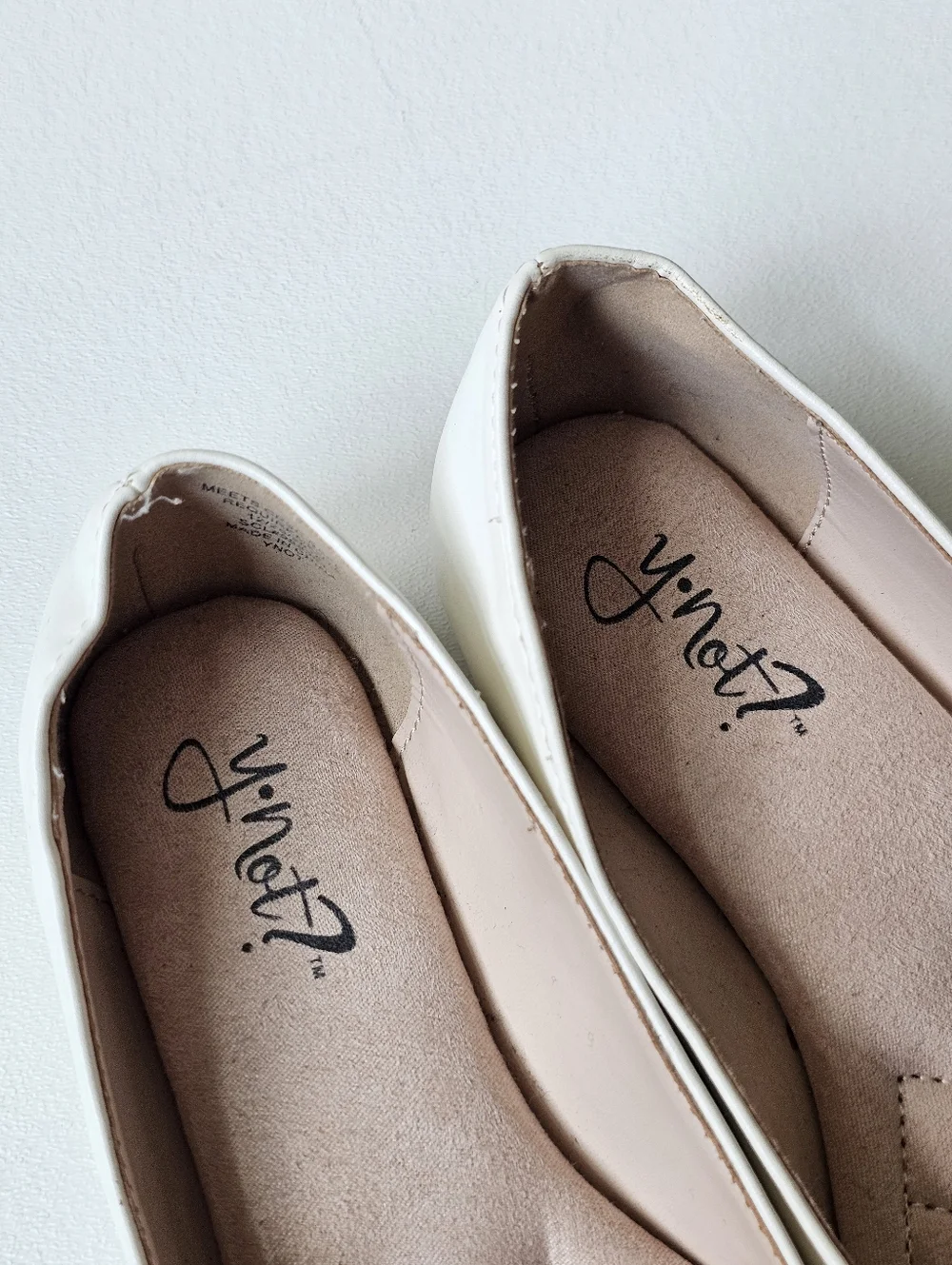 Girls Ballet Flats Bundle Size 13 & 13.5 White Dress Shoes Cherokee Y•not